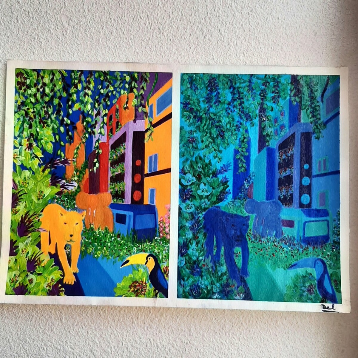 Dualité de la jungle (Jour et Nuit)