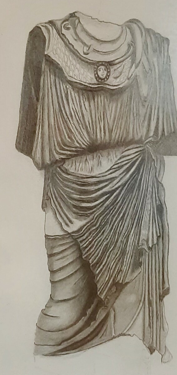 Draperie et sculpture antique